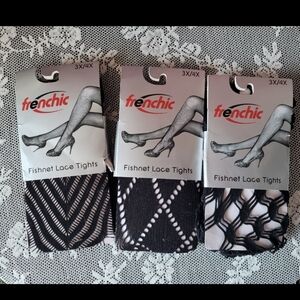 Frenchic Fishnet Lace Tights Bundle